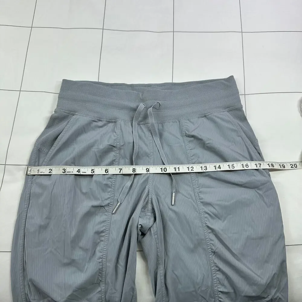 Lululemon Pants Women 6 Gray Dance Studio Mid Rise Jogger Athletic Sporty Travel